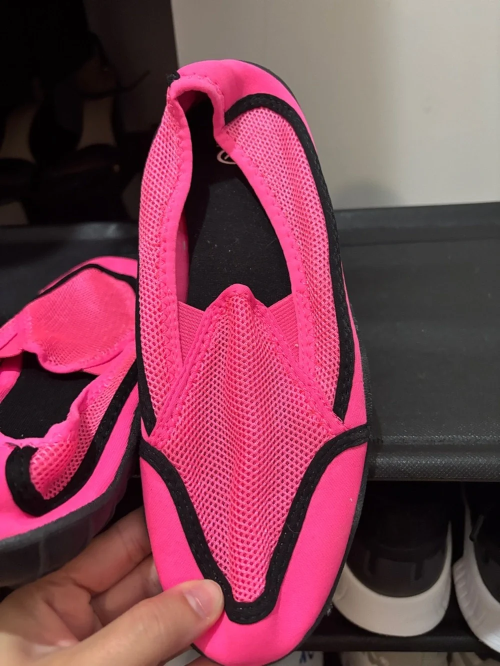 Athletic Works Pink Slip-On Moccasin Water Shoes - Picture 4 of 5
